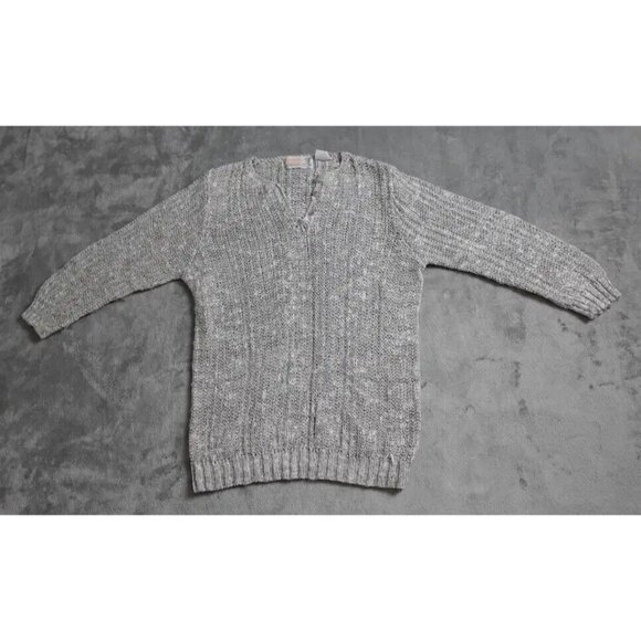 Vintage Braemar International Knitted Sweater Women's Size 40 US Medium Gray - Picture 1 of 8